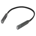 thumbnail image 3 of Neck Lamp, LED Stepless Dimming 3 Color Temperature Aluminum Silicone Comfortable Wearing Neck Reading Light USB Charging  For Sewing, 3 of 8