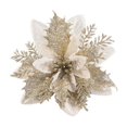 thumbnail image 3 of 2024 Nuevo árbol de Navidad con flores brillantes de 14 cm, adornos de flores artificiales, decoración navideña para el hogar, Año Nuevo, 3 of 5