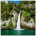 thumbnail image 1 of Picture-Tiles.com: Waterfalls Ceramic Tile Wall Mural WAL501095-55S. 21.25"W x 21.25"H using (25) 4.25" x 4.25" Ceramic Tiles-Satin Finish, 1 of 3