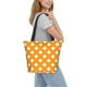 thumbnail image 2 of Balery Orange And White Polka Dot Bolsa de Hombro con Diseño, Bolsa Grande y Duradera, Bolsa Versátil para Compras, 2 of 6