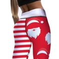 thumbnail image 6 of Franhais Women Christmas Leggings, Fashion Holiday Printed High Waist Compression Skinny Workout Athletic Pants, 6 of 9