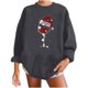 thumbnail image 5 of Sudaderas de Cuello Redondo de Navidad Para Mujer Moda Casual Manga Larga Impreso Ladies Tops Odeerbi  ODB206986, 5 of 9