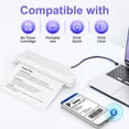 thumbnail image 5 of BAOKALER Portable Thermal Printer, Wireless Bluetooth Inkless for US Letter & A4, 203DPI Compact Travel Printer Compatible with iOS Android Laptop for Home Office School, 5 of 10