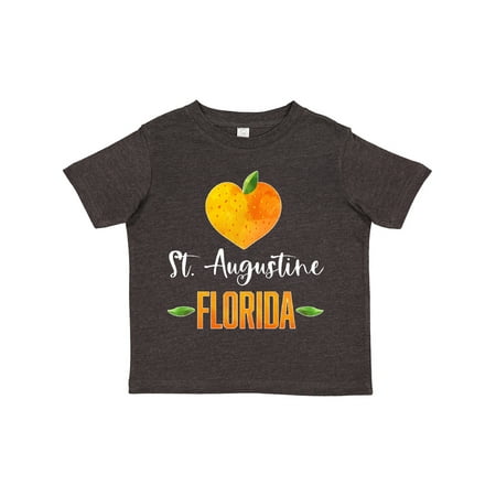 

Inktastic St. Augustine Florida Orange in Heart Boys or Girls Toddler T-Shirt