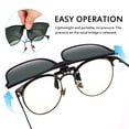 thumbnail image 3 of 3 pares de clip en gafas de sol con anteojos de lente polarizado para hombres para hombres, 3 of 5