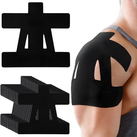 QARUN Kinesiology Tape for Shoulder Waterproof And Breathable Shoulder Tape Elastic Sports Tape Supports Shoulder 20 Pcs