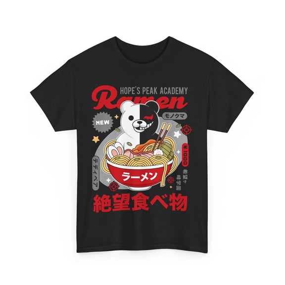 Danganronpa anime t shirt, Hopes Peak Academy Ramen,Game Anime lot