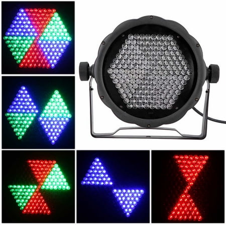 Lixada 25W RGB 169 LEDs Stage Effect Light DMX512 Voice-control Lighting Disco DJ KTV Bar Party Show