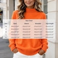 thumbnail image 4 of Women's Mock Neck Sweatshirt Sweater Long Sleeve Loose Comfy Soft Knit Pullover Casual Basic Tops, 4 of 7