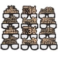 thumbnail image 3 of 12 piezas de decoraciones de cumpleaños, gafas de fiesta, gafas de cumpleaños, gafas de papel, accesorios, 3 of 7