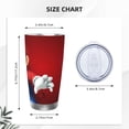 thumbnail image 4 of Lsque Mario Pattern 20oz Car Cup with Lid and Straw, Insulated Coffee Cup with Straw Topper, Spill Proof Travel Coffee Mug, Stainless Steel Tumble, 4 of 8