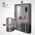 thumbnail image 2 of Soporte de pared para tablet CTA Digital de acero inoxidable antirrobo, 2 of 7