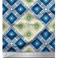 thumbnail image 1 of Soimoi Polyester Crepe Fabric Ikat Kilim Fabric Prints by Yard 52 Inch Wide, 1 of 1