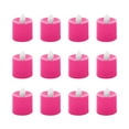 thumbnail image 2 of Lwlmwt 12 Pack Pink LED Tea Lights, Flameless Votive Candles, Electric Fake Colored Candles, Battery Operated Tealights Candles for Party, Christmas, Wedding Table Centerpiece, Proposal, 2 of 6