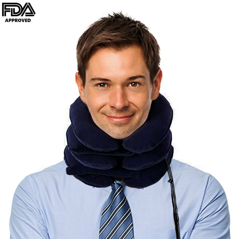 Expandable Neck Pillow With Pump To Ease Pain - Inspire Uplift