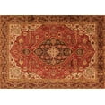thumbnail image 1 of Ahgly Company Indoor Rectangle Medallion Orange Traditional Area Rugs, 2' x 4', 1 of 1