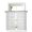 White, variant on Brown Checkered Tier Curtains 36 Inch Length,Sheer Curtains for Bedroom Living Room Farmhouse Modern Minimalist Line Grid Points Short Kitchen Curtains Drapes for Small Half Window 27.5"x36" 2 Panels