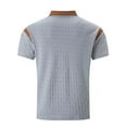 thumbnail image 4 of WEAIXIMIUNG T Shirts for Men Big and Tall Men's Top Fashionable Solid Color Loose Fit, 4 of 8