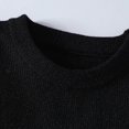 thumbnail image 4 of Men's 4XL Casual Round Neck Solid Color Striped Knit Sweater, 4 of 8