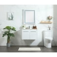 thumbnail image 4 of Elegant Decor 30 inch single bathroom vanity in white with backsplash, 4 of 10