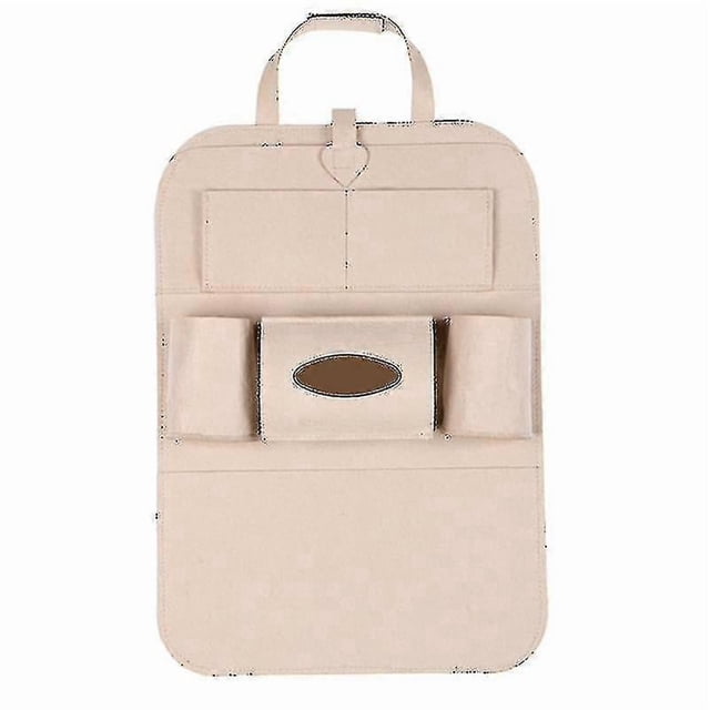 Car Backseat Organizer 2 Pack, Durable Car Seat Organizer Kick Mats Muti-pocket
