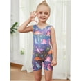thumbnail image 3 of Leotards for Girls Gymnastics Toddler Kids Tumbling Outfits Biketards Unitards Colorful Dinosaur, 3 of 6