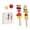 A, variant on Children Cognitive Game Fruit Lacing Beads Threading Toy Stacking Blocks Pattern Cards Wooden Material For Early Learning Skills And Parent Child Play