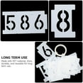 thumbnail image 3 of Tineasur White Interlocking Design Curb Stencils Kit for DIY Crafting Projects, 3 of 8