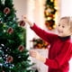 thumbnail image 5 of Hogar y cocina, Decoración del hogar, Decoración navideña, Adornos colgantes flocados, Decoración para árbol de Navidad, Adornos colgantes pequeños para decoración de ventanas navideñas, Bolas navideñ, 5 of 6