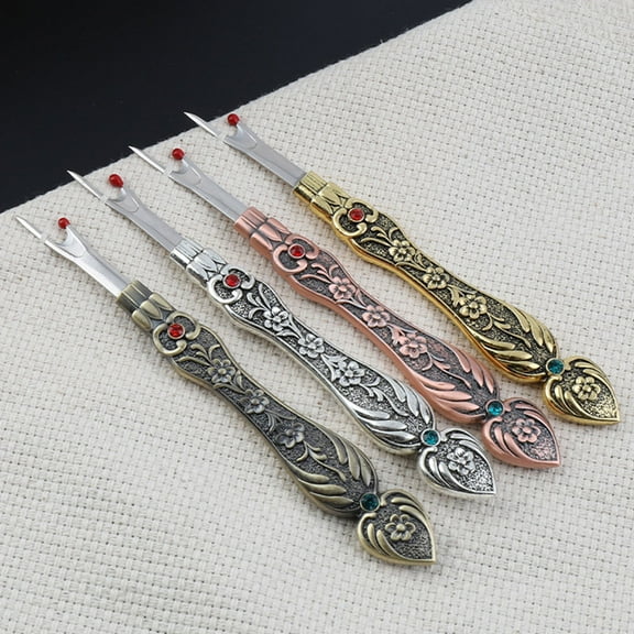 TEHAUX Custom Antique Sewing Seam Ripper Craft Thread Remover Stitch Tool