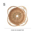 thumbnail image 2 of OUSITAID -Rattan Basket Petals  Shape Hand-Woven Bread Fruit Snack Storage Basket Tea Tray, 2 of 4