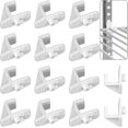 thumbnail image 1 of 14pcs Plastic Refrigerator Shelf Clips, Freezer Shelf Clip Cooler Shelf., 1 of 5