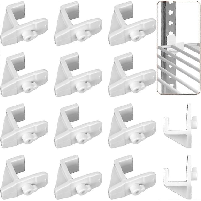 14pcs Plastic Refrigerator Shelf Clips, Freezer Shelf Clip Cooler Shelf.
