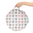 thumbnail image 2 of Dessert Round Floor Cushion with Handle, Pattern of Creamy Cupcakes in Pastel Toned Rounds, Decorative Pillow for Living Room & Dorms, 18" Round, Multicolor, by Ambesonne, 2 of 4
