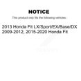 thumbnail image 2 of Transit Auto Front Ceramic Disc Brake Pads and Rear Drum Shoes Kit for Car Honda Fit KNN-100007, 2 of 11