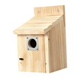 thumbnail image 3 of Comedero para pájaros de exterior, nido de madera para pájaros de ventana, carbonero de exterior Estilo B, 3 of 9