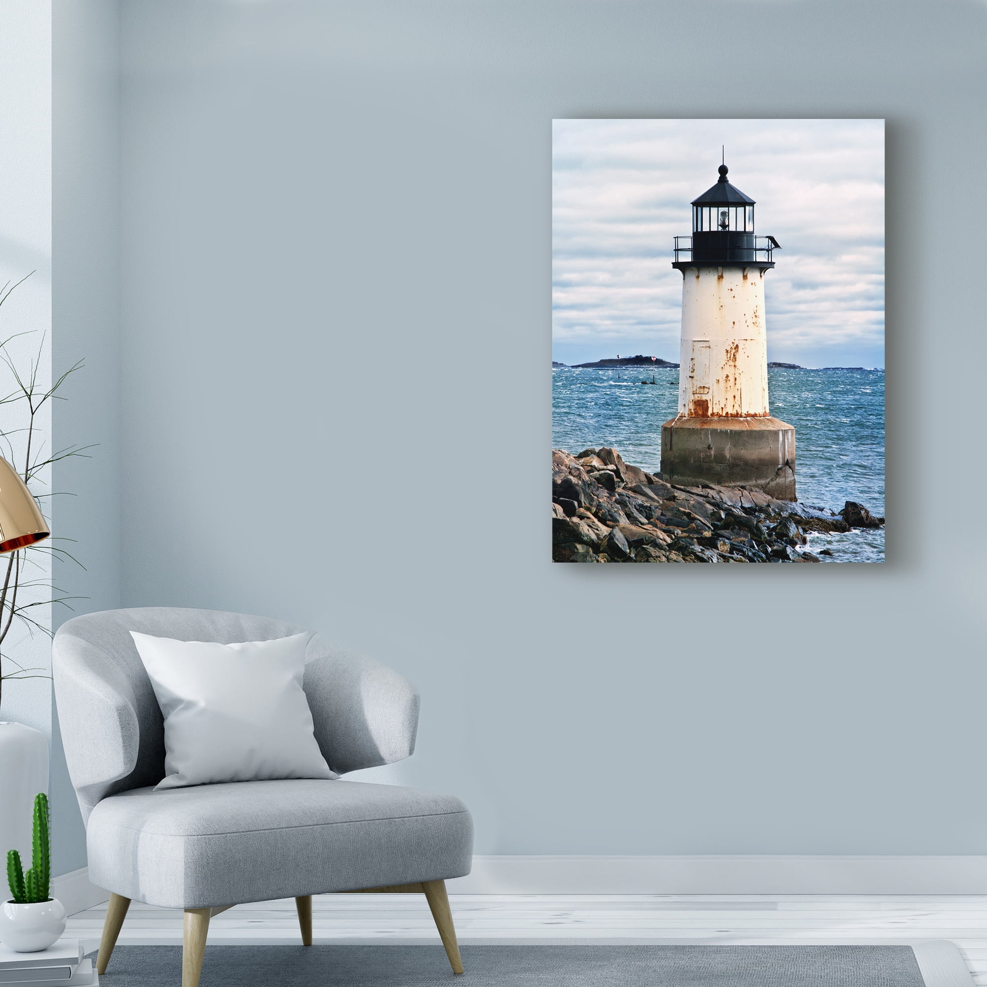 Trademark Fine Art 'Lighthouse Views II' Canvas Art by Rachel Perry