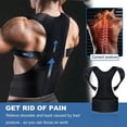 thumbnail image 5 of Back Brace Posture Corrector - Best Fully Adjustable Support Brace - Improves Posture and Provides Lumbar Support - for Lower and Upper Back Pain - Men and Women, 5 of 7