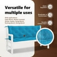 thumbnail image 4 of vidaXL Indoor/Outdoor Bench Cushions 2 pcs, Non-slip, Water-Repellent, Light Blue 59.1"x19.7"x2.8", 4 of 8