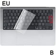 thumbnail image 2 of Silicone Keyboard Cover Skin For Apple Macbook Pro 14inch 14.2" feel better J2K1, 2 of 6