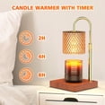 thumbnail image 6 of Candle Warmer Lamp with Timer, Birthday Gifts for Women Mom, House Warming Gifts, Wax Melt Warmers for Jar Candles Home Decor, 6 of 9