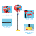 Portable Basketball Set with Net Backboard Ball Outdoor Game Set