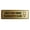 Brushed Gold, variant on Signs ByLITA Standard This is Your Throne, Please Keep it Clean Door or Wall Sign Durable ABS Plastic | Laser Engraved | Easy Installation | Elegant Design Sign (Black /Gold) - Small