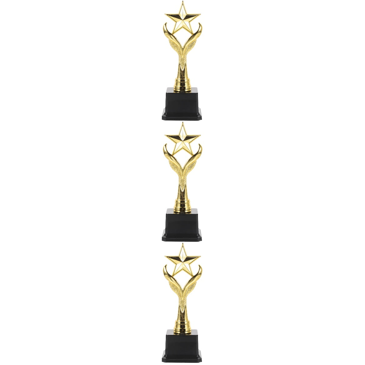 3 Count Mini Trophies Bulk Baby Shower Prizes for Winners Student Trophy Child