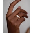 thumbnail image 6 of Elongated baguette Cut Moissanite (Lab Created) And bar Setting Engagement Ring in 925 Sterling Silver for Her - Elegant, Sparkling Jewelry for Special Moments, 6 of 6