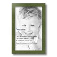 thumbnail image 2 of ArtToFrames 8.5x14 Inch Distressed Green Picture Frame, This Green Wood Poster Frame is Great for Your Art or Photos, Comes with Regular Glass (4482), 2 of 8