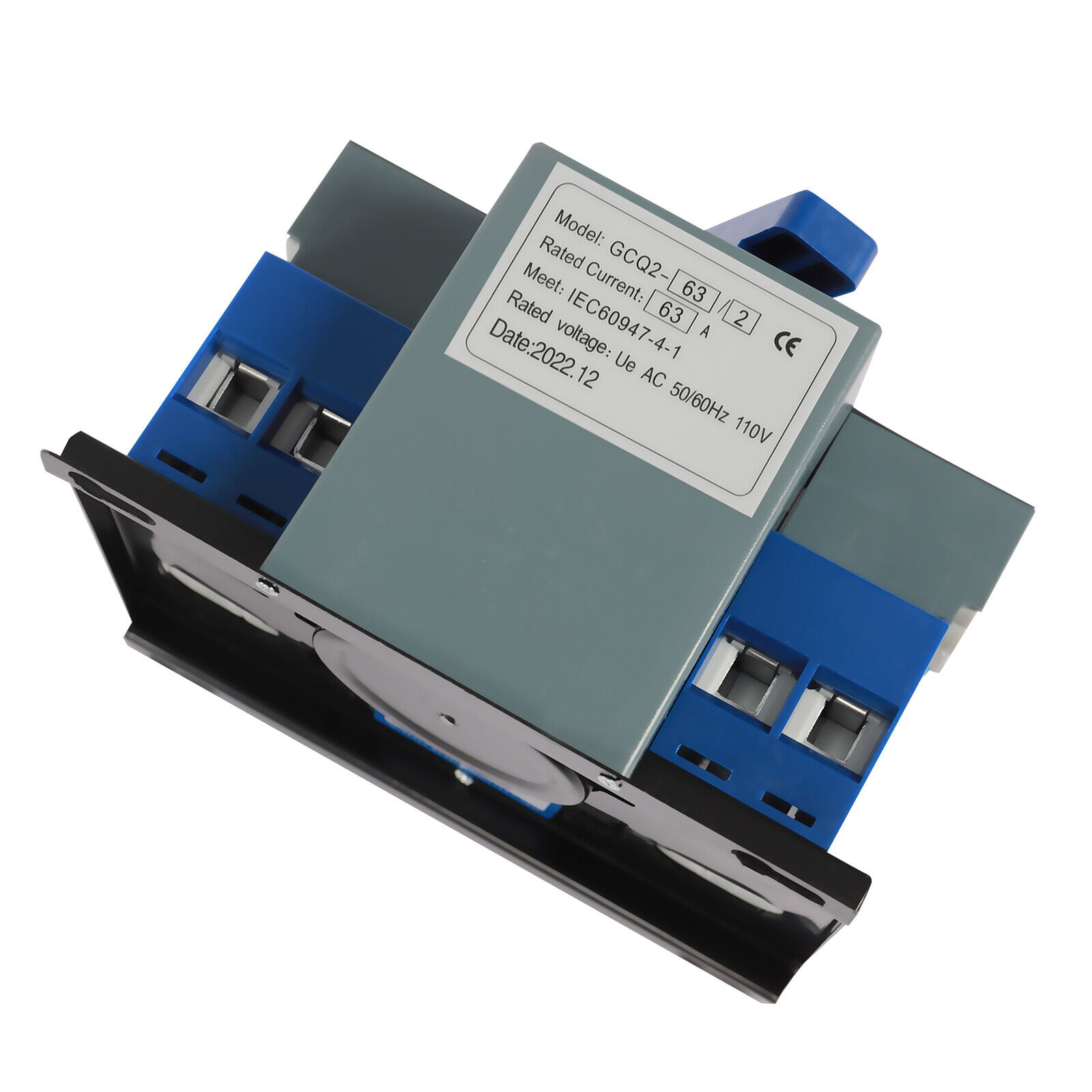 110V 2P 63A Dual Power Automatic Transfer Switch Self Cast Conversion Switch CB Automatic Transfer Switch