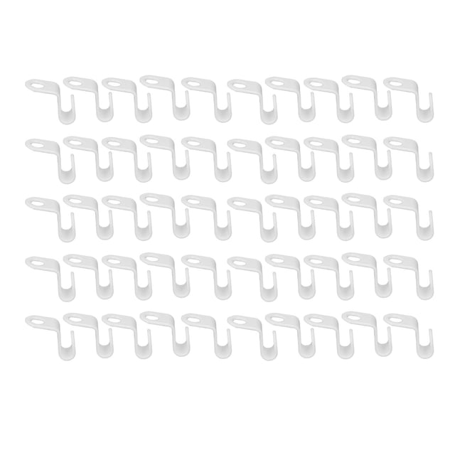 Gancho de conexión de suspensión bordes suavizantes Material PP Fuerte inodoro Práctico confiable Gancho para colgar ropa para vestidor para el hogar ANGGREK Otros