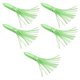thumbnail image 4 of Señuelos de Pesca Zulema Faldas de calamar de Colores 30 cm Suaves con Purpurina Verde 5 piezas, 4 of 8