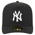 thumbnail image 2 of Men's New Era Black New York Yankees Script Safety Pin 59FIFTY A-Frame Fitted Hat, 2 of 5